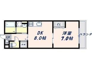 タウンコート藤の物件間取画像